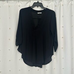 Lush Black Blouse